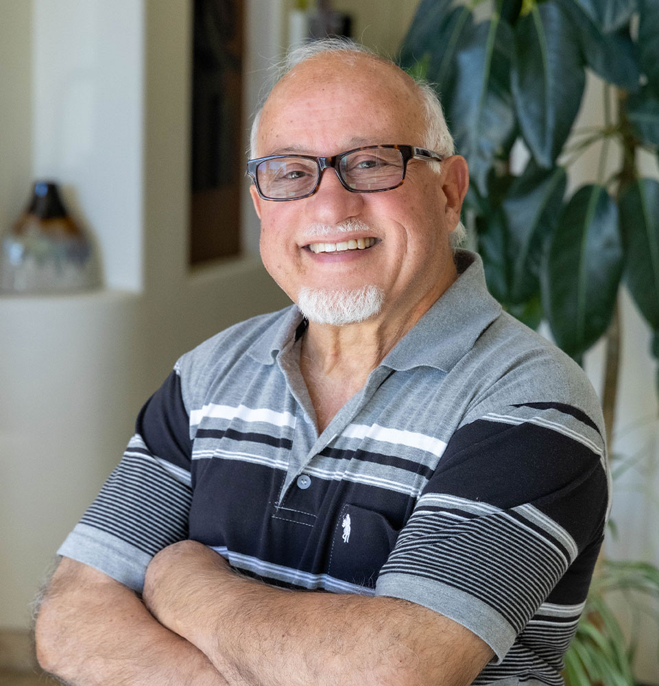 patient smiling after new veneers