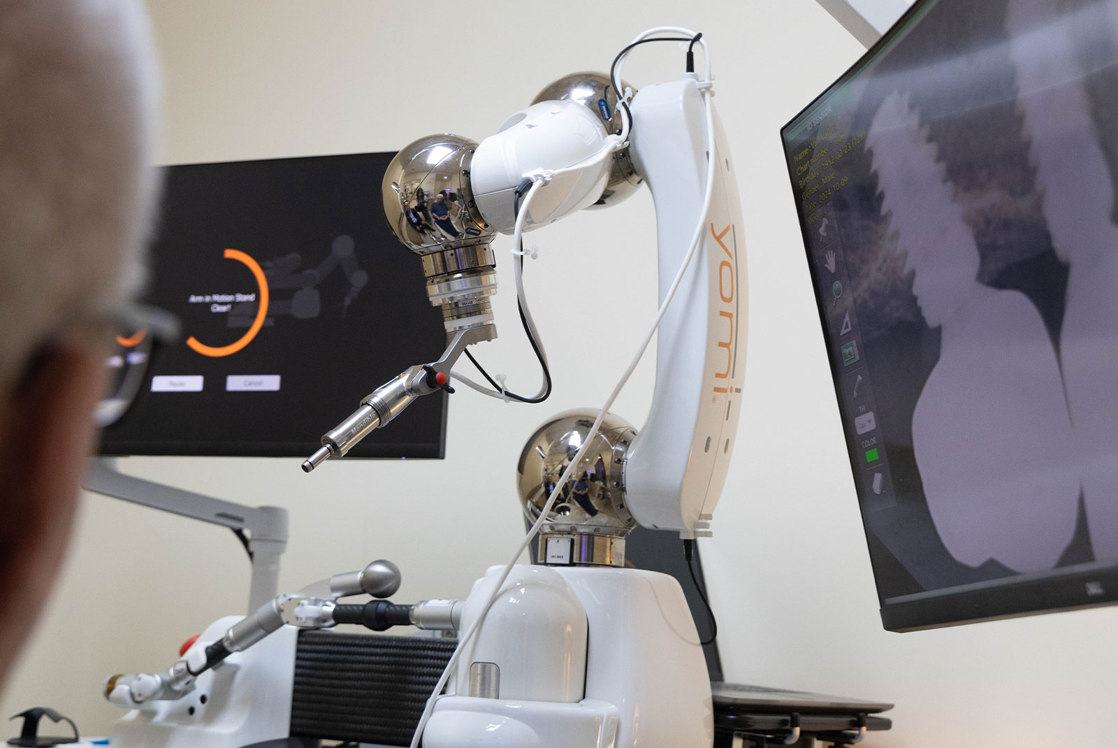 yomi robot arm close up