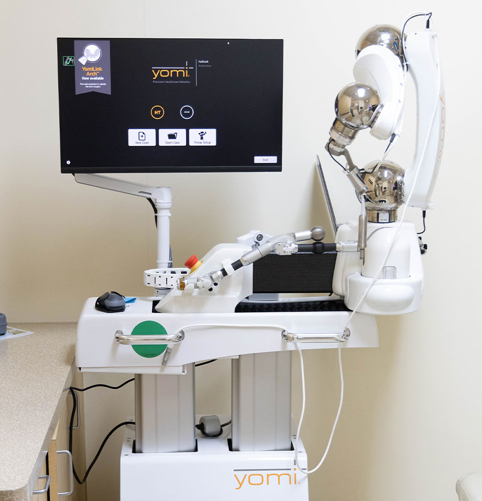 yomi robot at dr truong's new image dental office